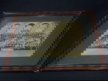 1923 JUNE DICKINSON CLASS FRAMED PHOTO - 22 1/2"x18 1/2"