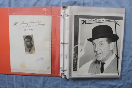 1960'S TELEVISION PUBLICITY PHOTOS FROM NEWSPAPER FILES - RED SKELTON - GEORGE GOBEL