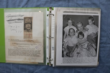 1950'S MOVIE STARS ORIGINAL NEWS PHOTOS BOOK - 48 PHOTOS