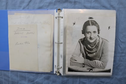 1930'S RADIO STARS ORIGINAL NEWS PHOTOS ALBUM - 50 PHOTOS