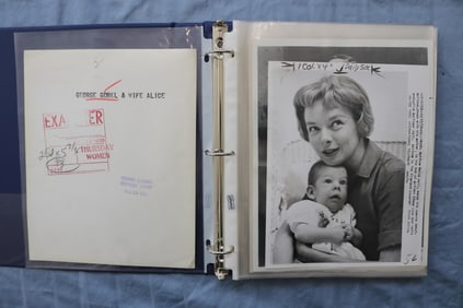 1960'S MOVIE PHOTOS FROM NEWSPAPER FILES, IN PLASTIC - 41 PHOTOS