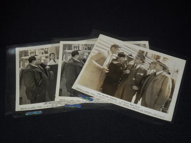 1934 THE SILVER STREAK MOVIE STILLS LOT OF 3 PHOTOS - 8x10