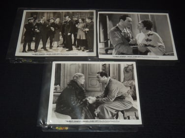 THE WHITE COCKATOO MOVIE STILLS - CORTEZ - MUIR - LOT OF 3 PHOTOS - 8x10