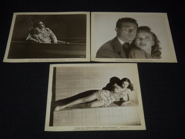 JUNGLE WOMAN MOVIE STILLS - LOT OF 3 PHOTOS - 8x10