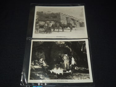 THE RAINBOW TRAIL MOVIE STILLS - LOT OF 2 PHOTOS - 8x10