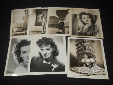 MAUREEN O'HARA PUBLICITY PHOTOS LOT OF 7 - 8x10