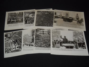 GENERAL DOUGLAS MACARTHUR PHOTOS LOT OF 8 - 8x10