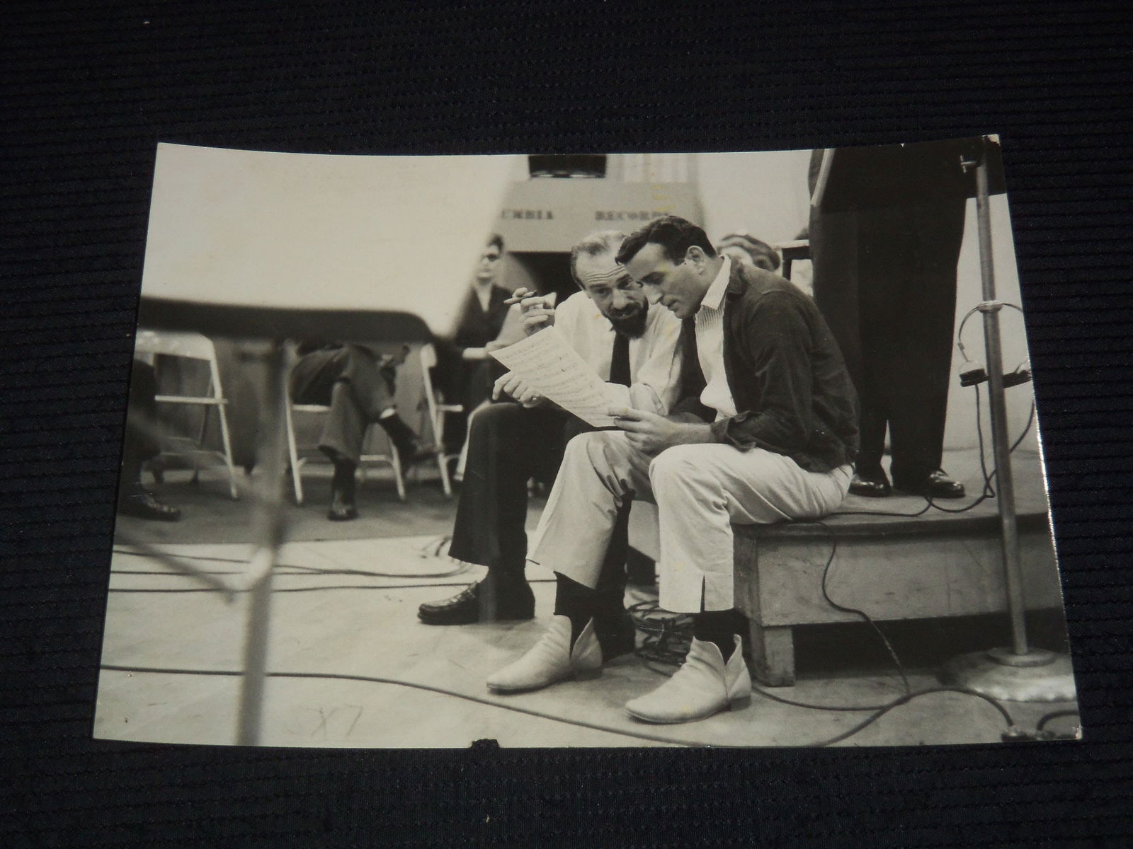 TONY BENNETT - MITCH MILLER BLACK & WHITE PHOTO - 7x10 (1 of 2)