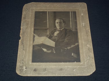 1897 WILLIAM JENNINGS BRYAN PHOTO - SIGNED