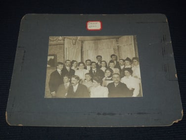 1900 CHOIR MOUNTED PHOTO - 14x11