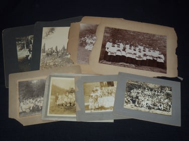 1800'S-1900'S GROUP PHOTOS MOUNTED LOT OF 8
