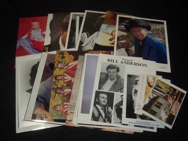 COUNTRY WESTERN SINGERS PUBLICITY PHOTOS LOT OF 31 - 8x10