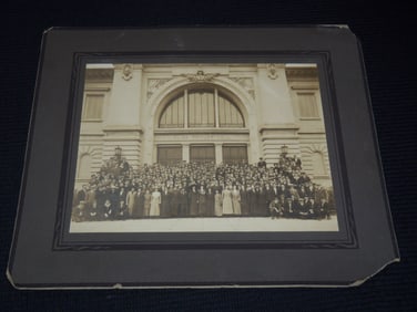 EARLY ELIZA FOWLER HALL - PURDUE GROUP PHOTO - MOUNTED - 13 3/4x11 3/4