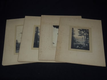 G. C. BIRD, JR MOUNTED PHOTOGRAPHS LOT OF 4