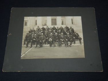 OLD MEN'S AWARD CEREMONY GROUP PHOTO - MOUNTED - 11x14