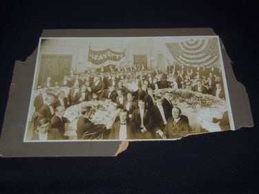 1920'S LAFAYETTE COLLEGE ALUMNI DINNER MOUNTED PHOTO - 22 x 14