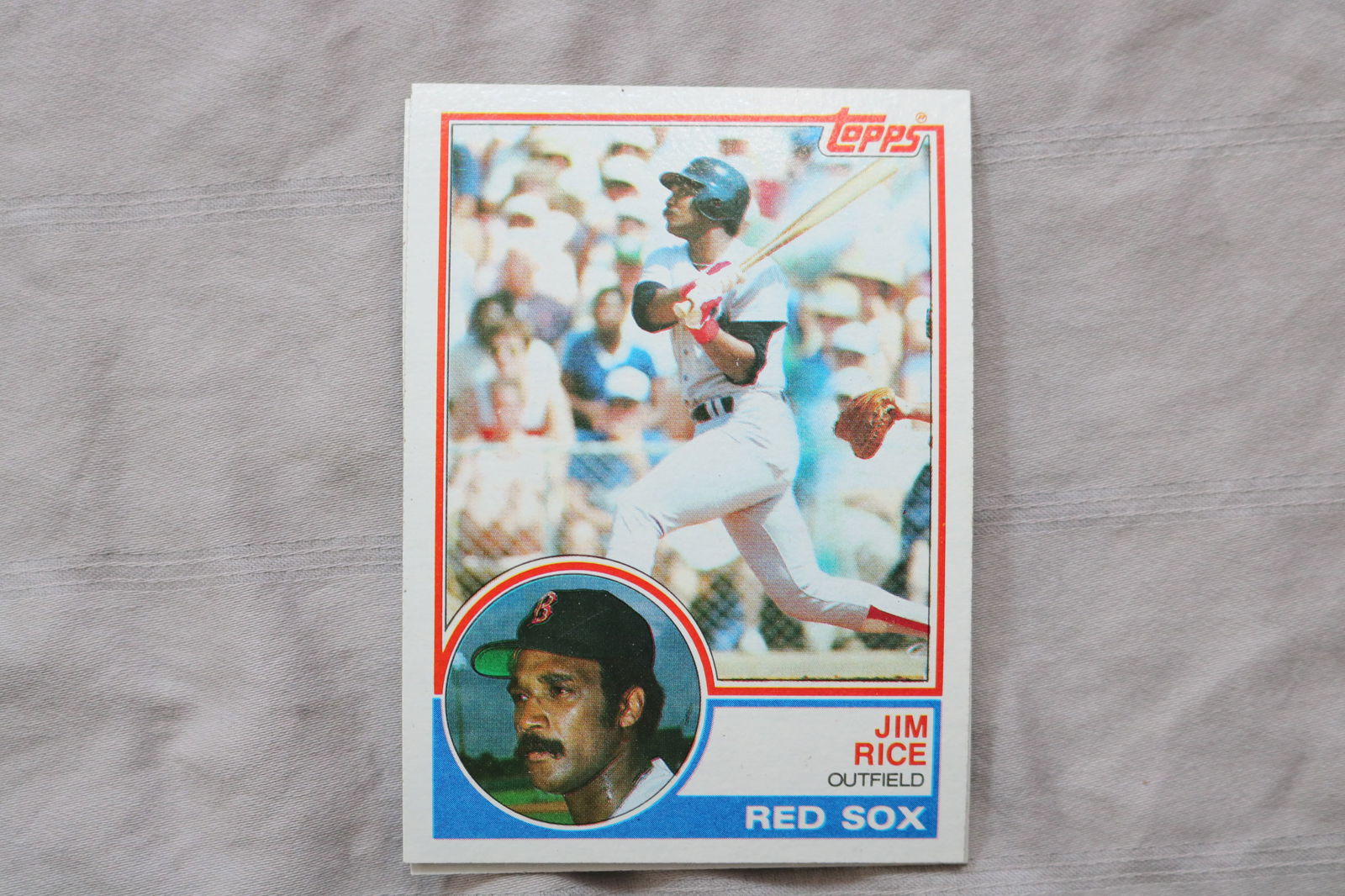 JIM RICE 1983 TOPPS BASEBALL CARDS - CARD #30 - NEAR MINT TO MINT CONDITION - LOT OF 2: This is a lot of 2 Jim Rice 1983 Topps, card number 30, baseball cards. The cards are in near mint to mint condition.