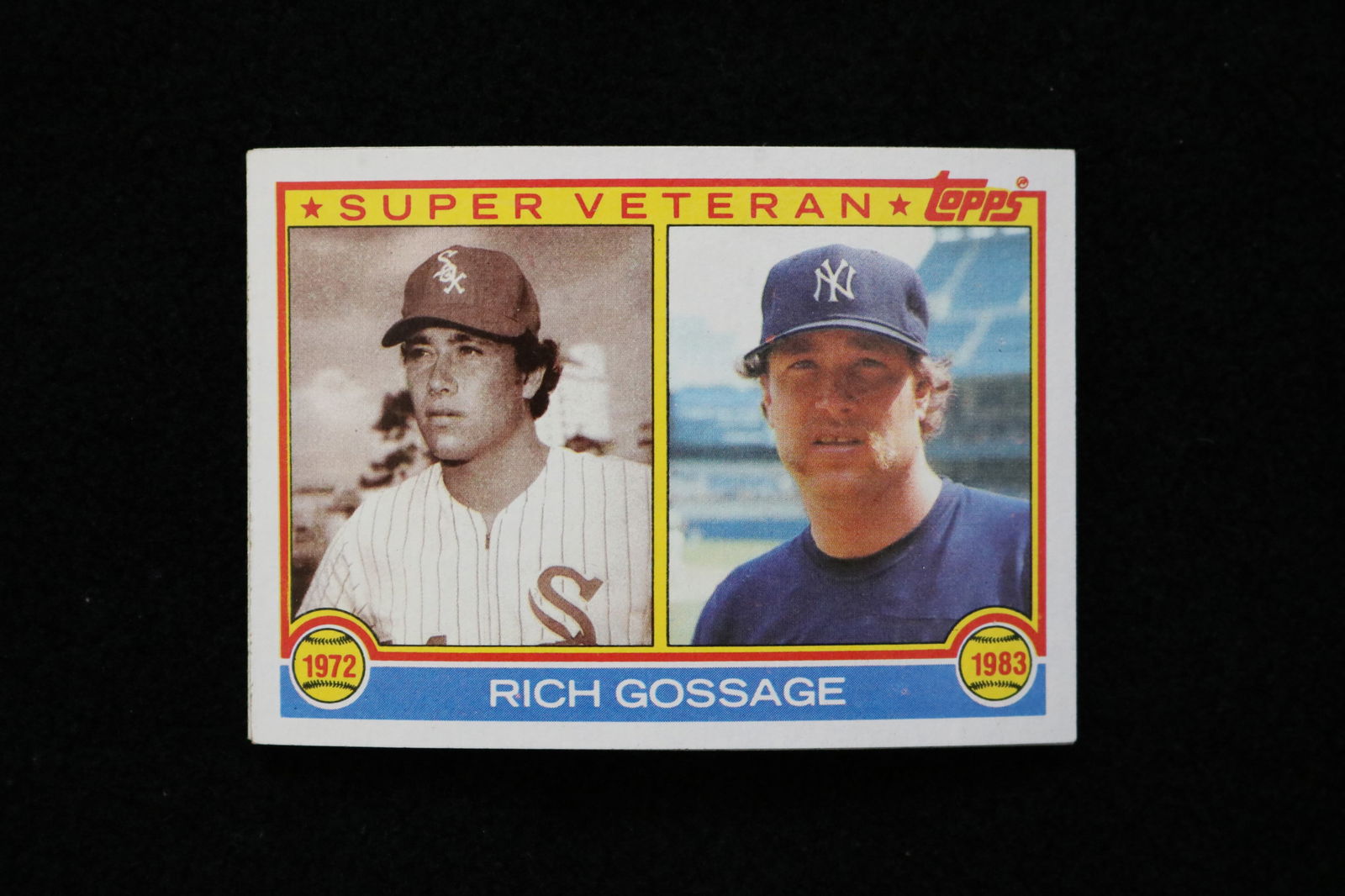 RICH GOSSAGE SUPER VET 1983 TOPPS BASEBALL CARDS- CARD #241- NEAR MINT TO MINT CONDITION - LOT OF 8: This is a lot of 8 Rich Gossage 1983 Super Veteran Topps, card number 241, baseball cards. The cards are in near mint to mint condition.