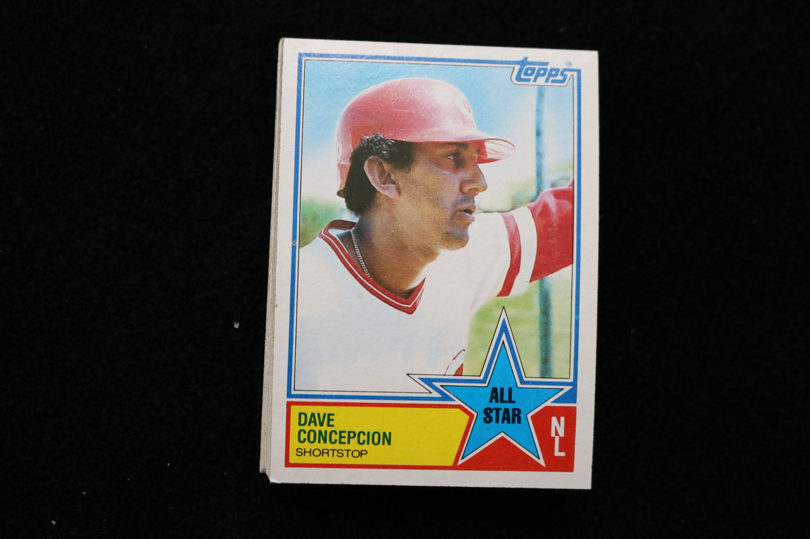 DAVE CONCEPCION ALL STAR 1983 TOPPS BASEBALL CARDS - #400 - NEAR MINT TO MINT CONDITION - LOT OF 29: This is a lot of 29 Dave Concepcion 1983 All Star Topps, card number 400, baseball cards. The cards are in near mint to mint condition.