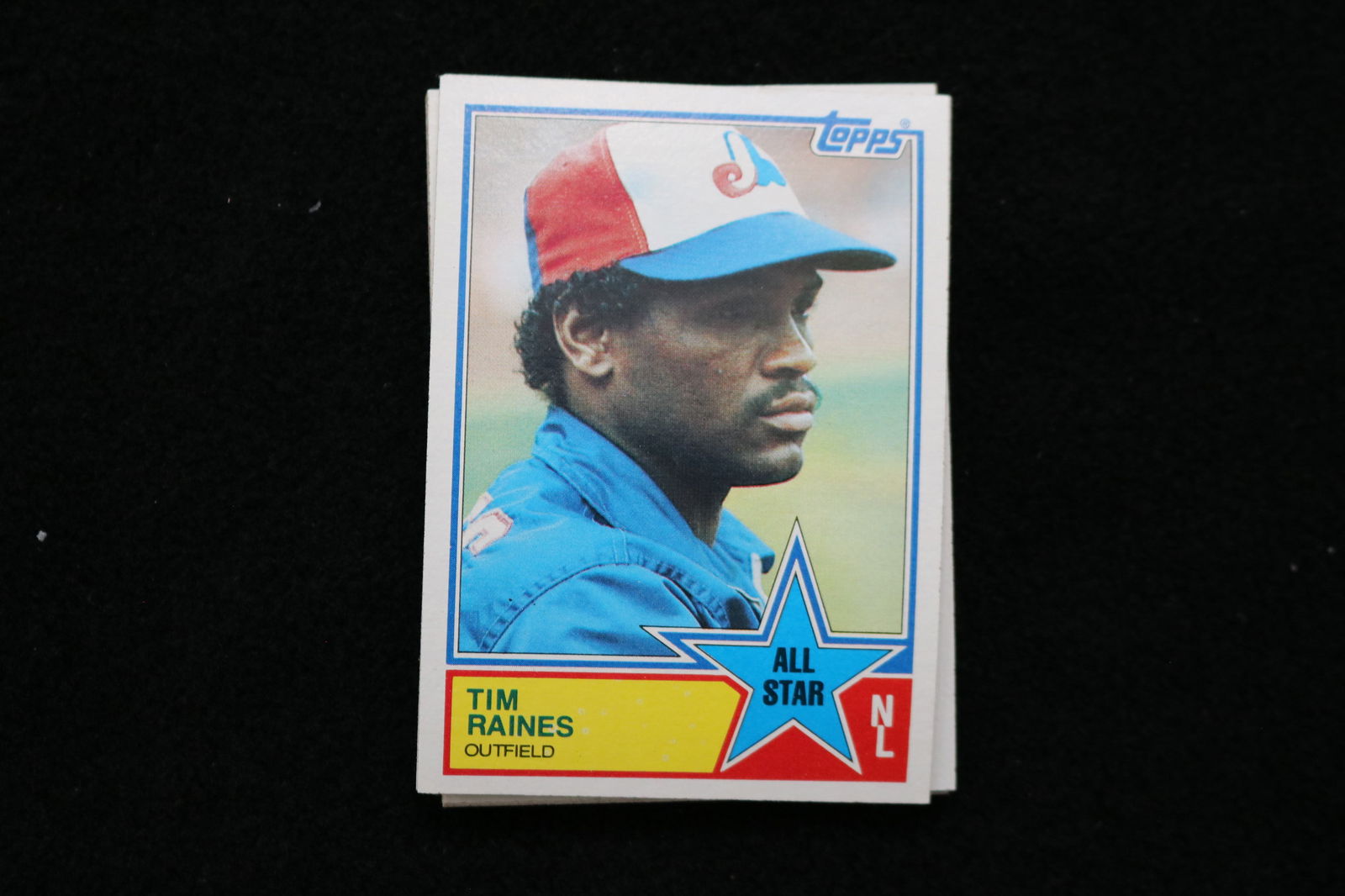 TIM RAINES ALL STAR 1983 TOPPS BASEBALL CARDS - #403 - NEAR MINT TO MINT CONDITION - LOT OF 20: This is a lot of 20 Tim Raines 1983 All Star Topps, card number 403, baseball cards. The cards are in near mint to mint condition.