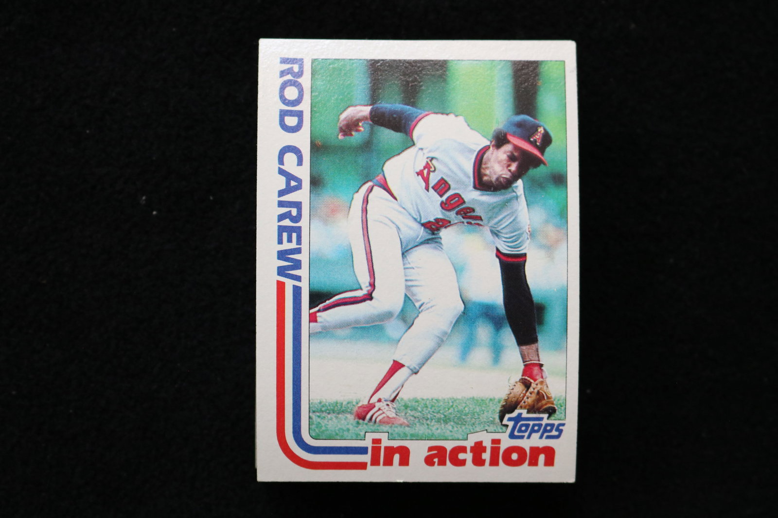 1982 ROD CAREW TOPPS IN ACTION BASEBALL CARDS - #501 - NEAR MINT TO MINT CONDITION - LOT OF 39: This is a lot of 39 Rod Carew 1982 Topps In Action, card number 501, baseball cards. The cards are in near mint to mint condition.