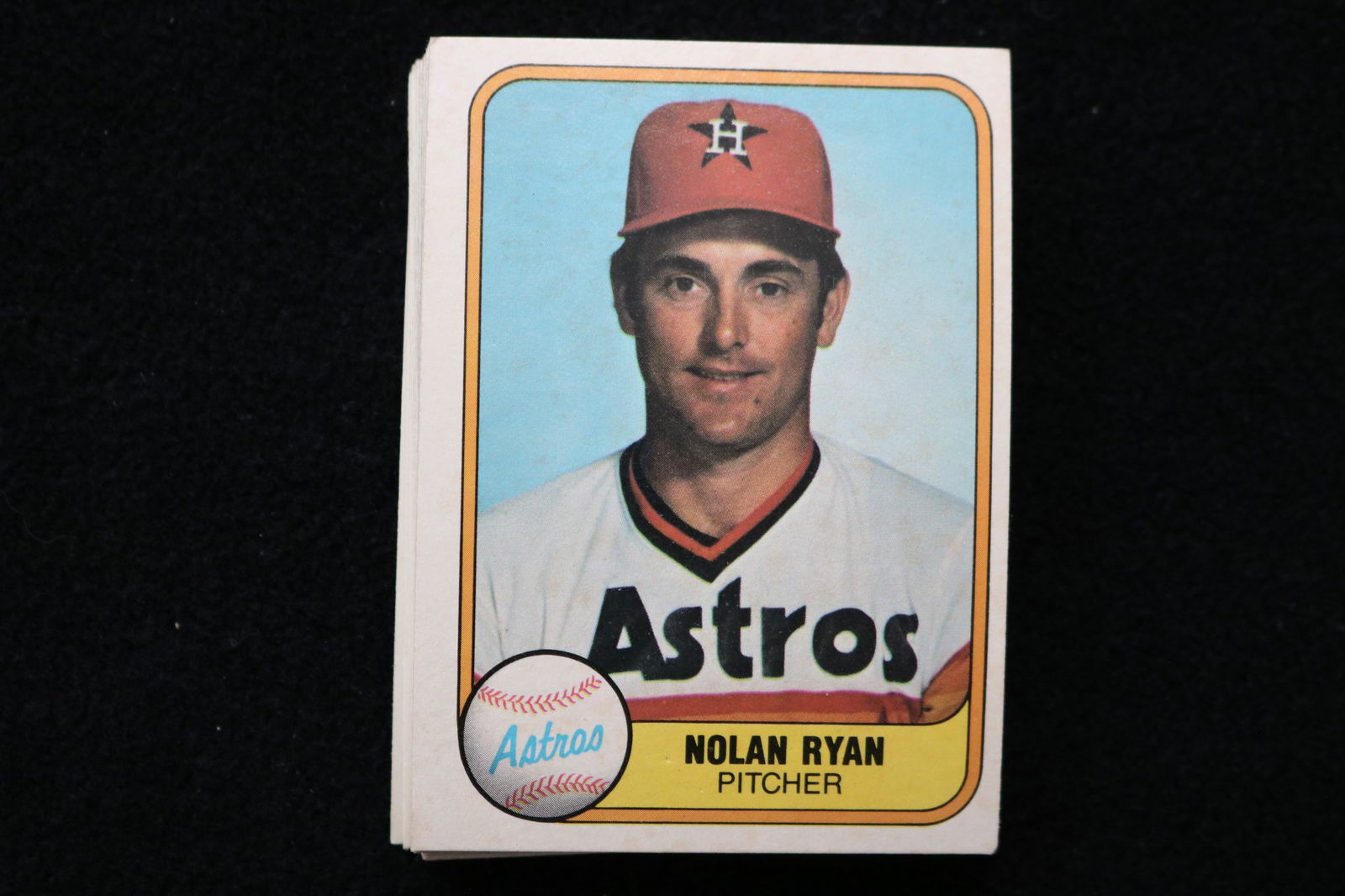 NOLAN RYAN 1981 FLEER BASEBALL CARDS - CARD #57 - NEAR MINT TO MINT CONDITION - LOT OF 25 (1 of 4)