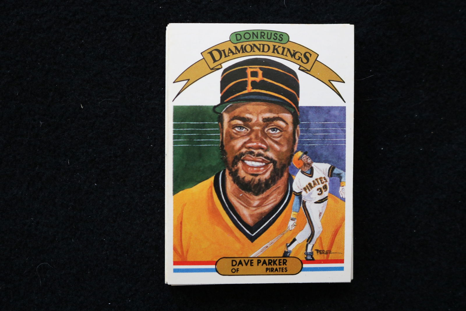 DAVE PARKER 1982 DONRUSS DIAMOND KINGS BASEBALL CARDS - #12- NEAR MINT TO MINT CONDITION - LOT OF 20: This is a lot of 20 Dave Parker 1982 Donruss Diamond Kings, card number 12, baseball cards. The cards are in near mint to mint condition.