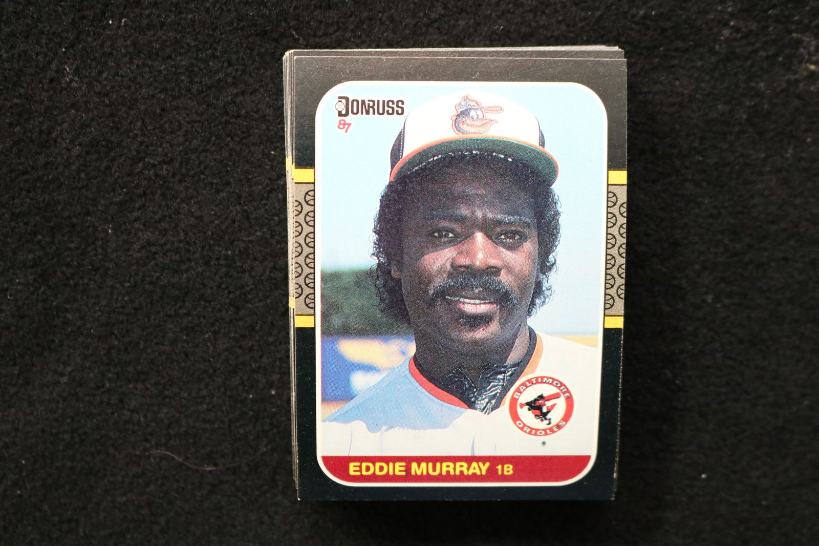 EDDIE MURRAY 1987 DONRUSS BASEBALL CARDS - CARD #48 - NEAR MINT TO MINT CONDITION - LOT OF 43: This is a lot of 43 Eddie Murray 1987 Donruss, card number 48, baseball cards. The cards are in near mint to mint condition.