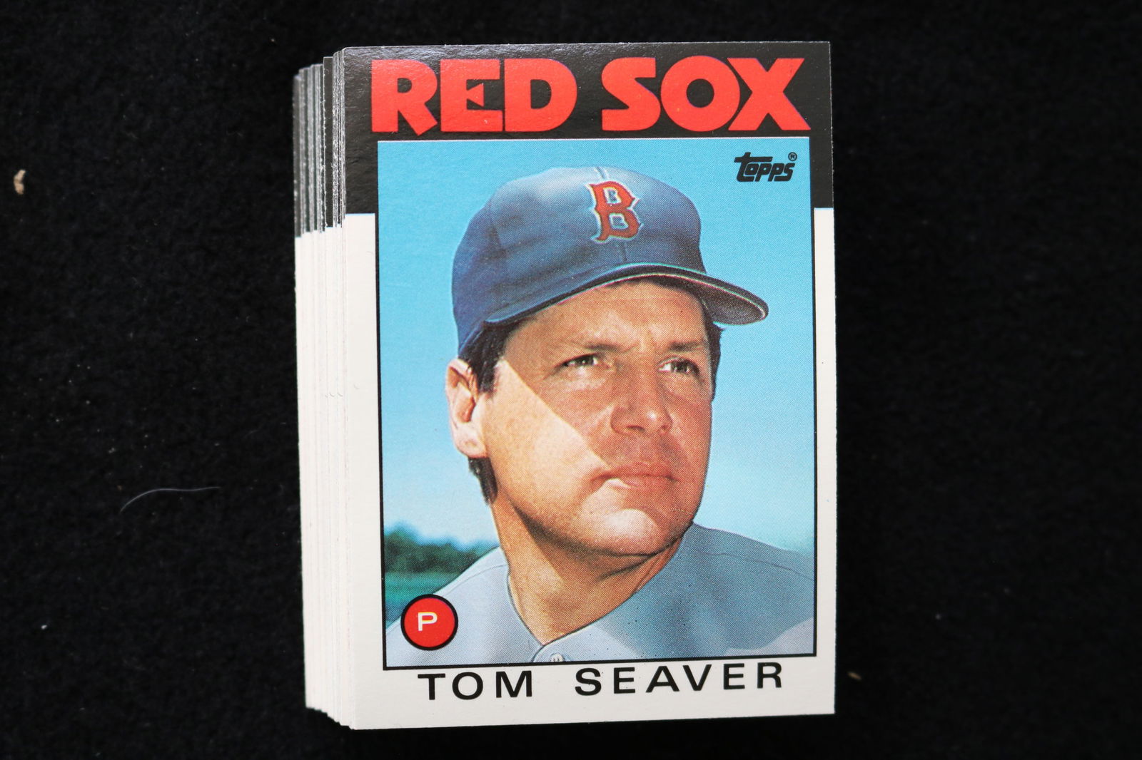TOM SEAVER 1986 TOPPS BASEBALL CARDS - CARD #101T - NEAR MINT TO MINT CONDITION - LOT OF 50 (1 of 4)