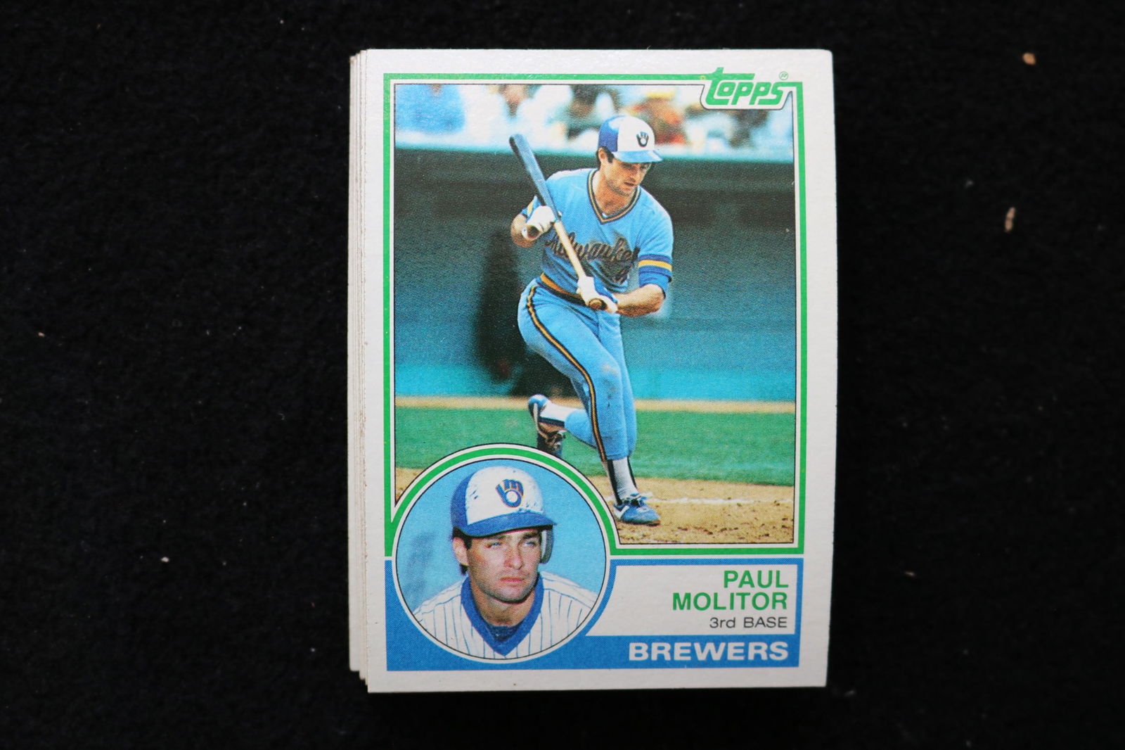 PAUL MOLITOR 1983 TOPPS BASEBALL CARDS - #630 - NEAR MINT TO MINT CONDITION - LOT OF 28: This is a lot of 28 Paul Molitor 1983 Topps, card number 630, baseball cards. The cards are in near mint to mint condition.