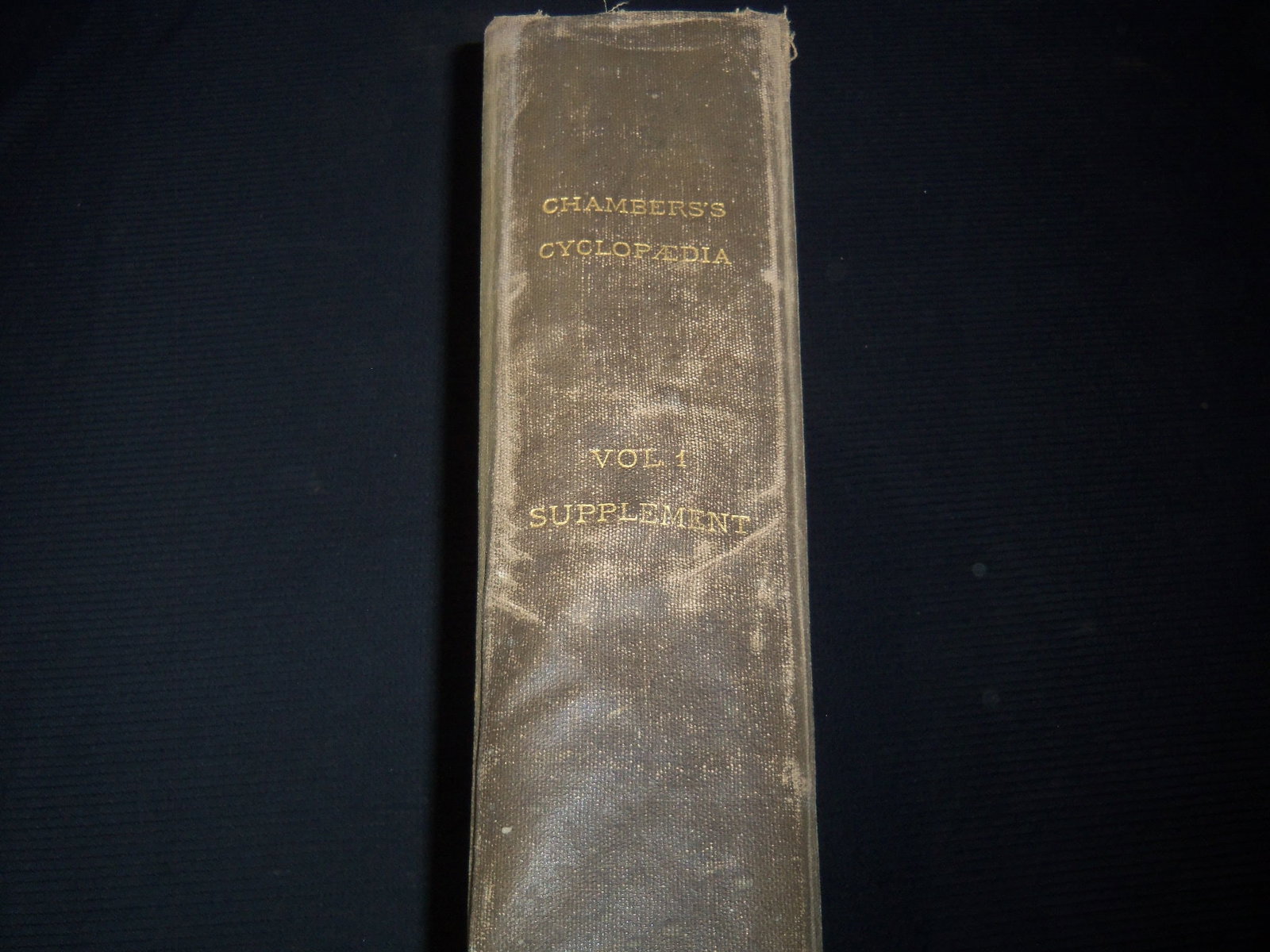 1753 A SUPPLEMENT TO MR. CHAMBERS'S CYCLOPAEDIA A-L VOLUME NO. 1 (1 of 8)