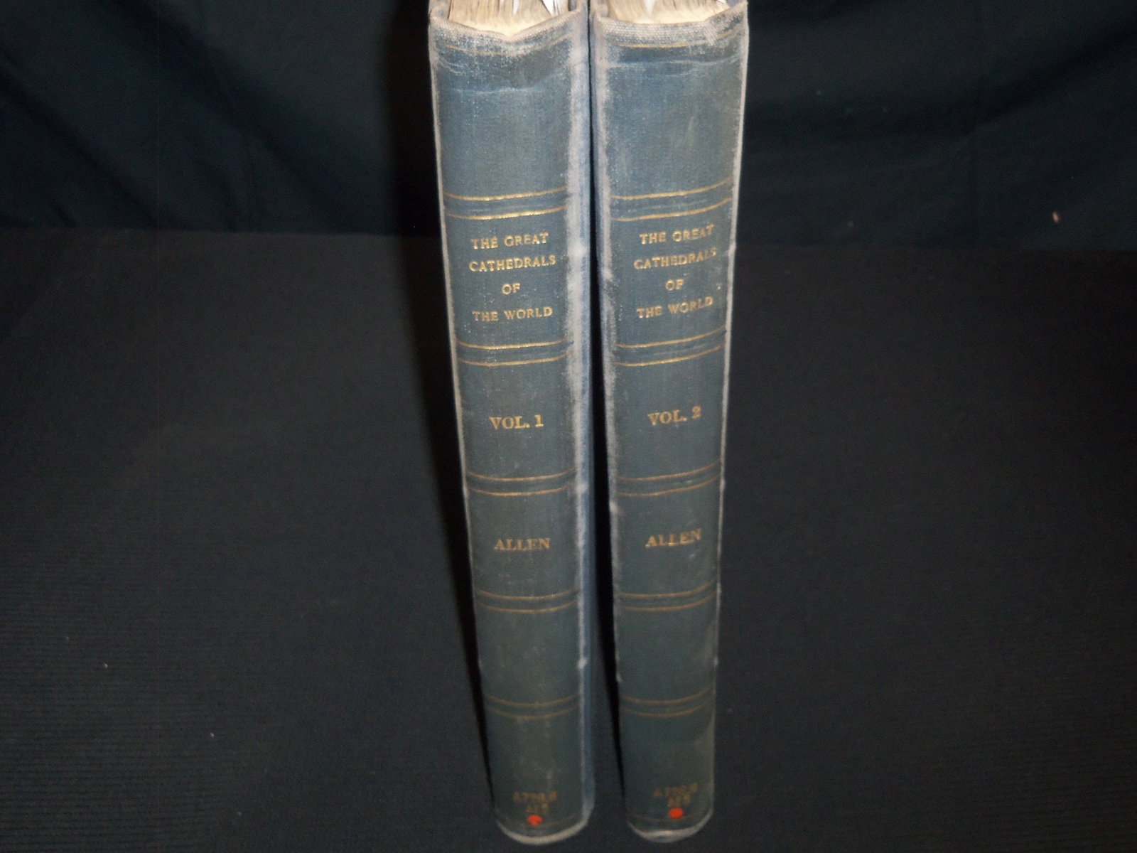 1886 THE GREAT CATHEDRALS OF THE WORLD BY FRED H. ALLEN VOLUME 1 & 2 (1 of 9)