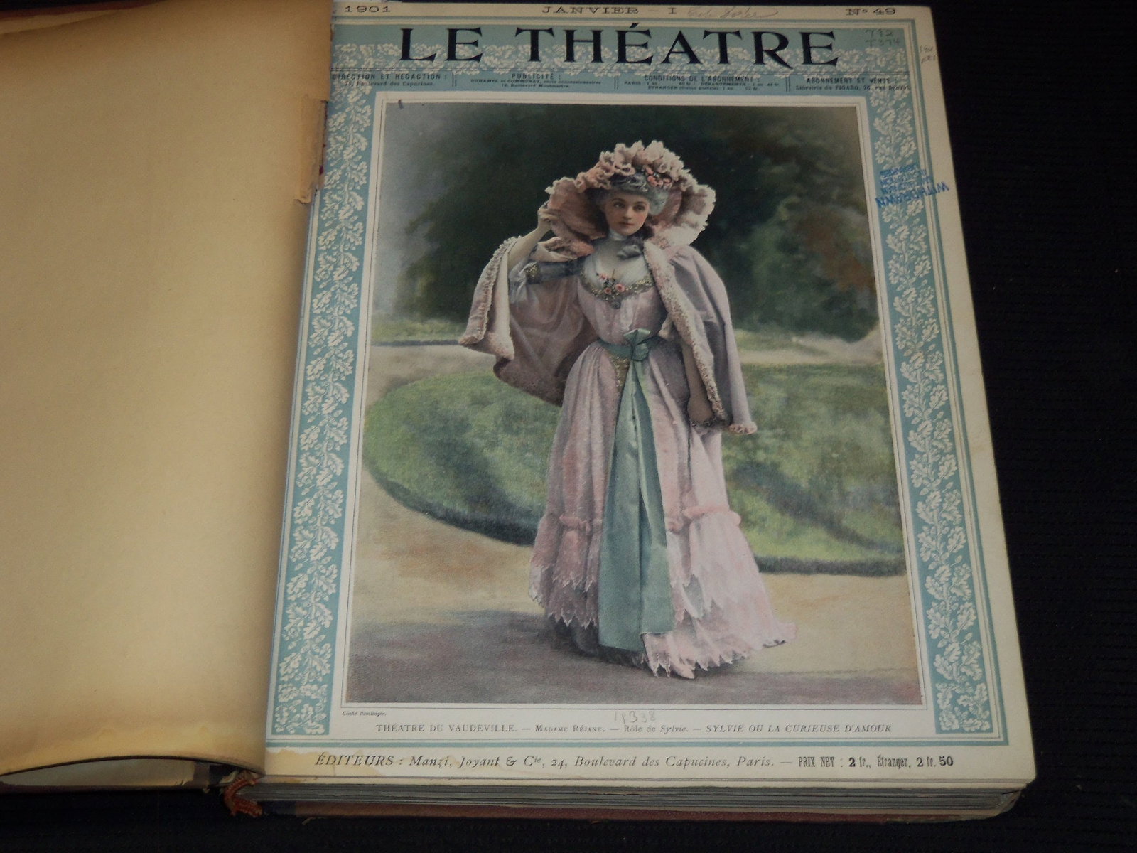 1901 JANUARY-JUNE LE THEATRE MAGAZINE BOUND VOLUME - 12 ISSUES (1 of 15)
