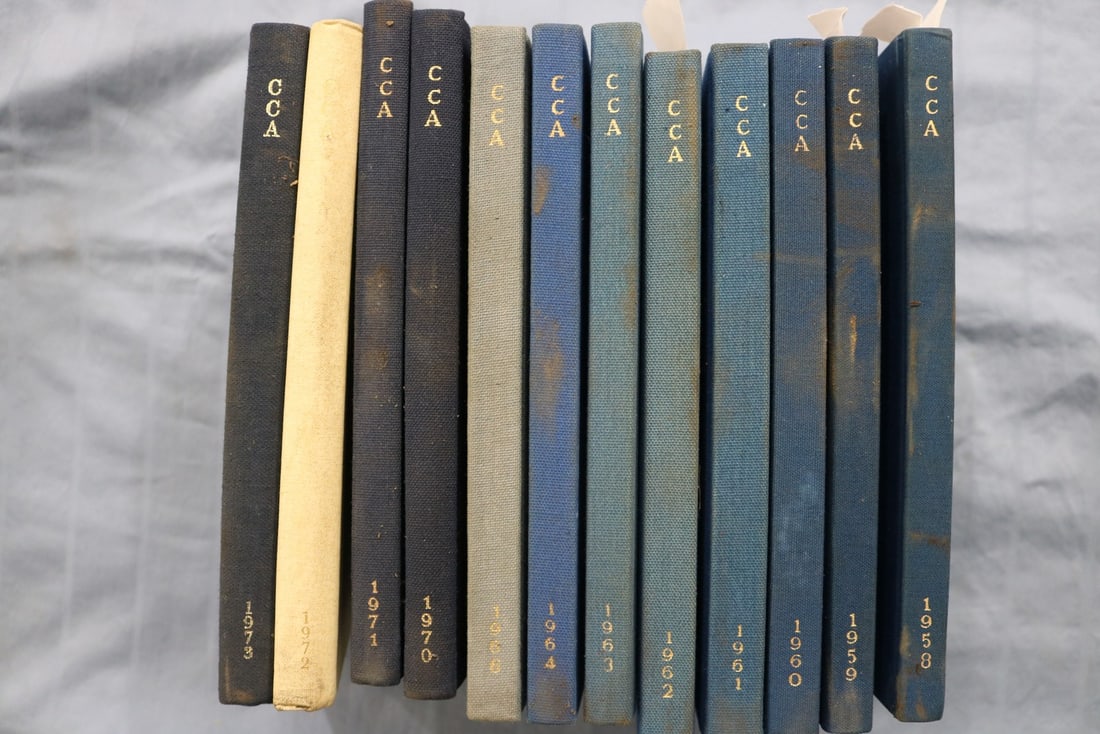 1958-1973 THE CRUISING CLUB OF AMERICA-HARDCOVER BOUND VOLUMES -LOT OF 12 (1 of 16)