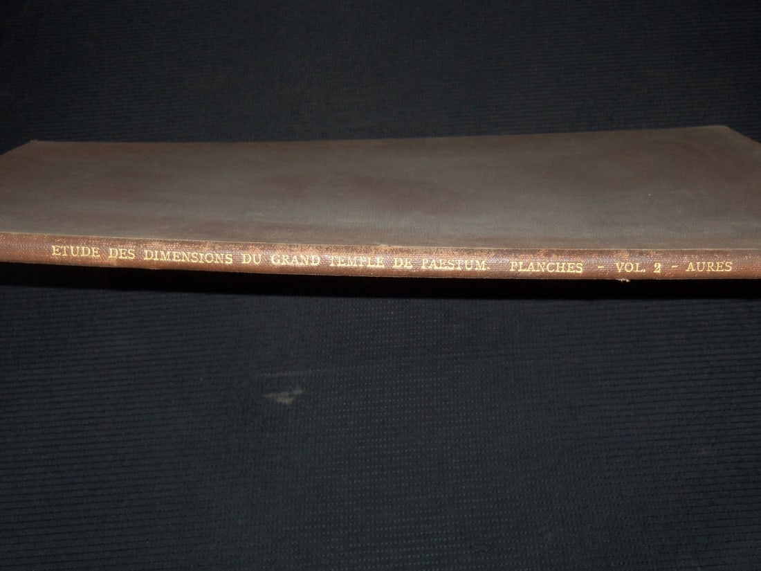1868 ETUDE DES DIMENSIONS DEGRAND TEMPLE DE PAESTUM - PLANCHES (1 of 10)