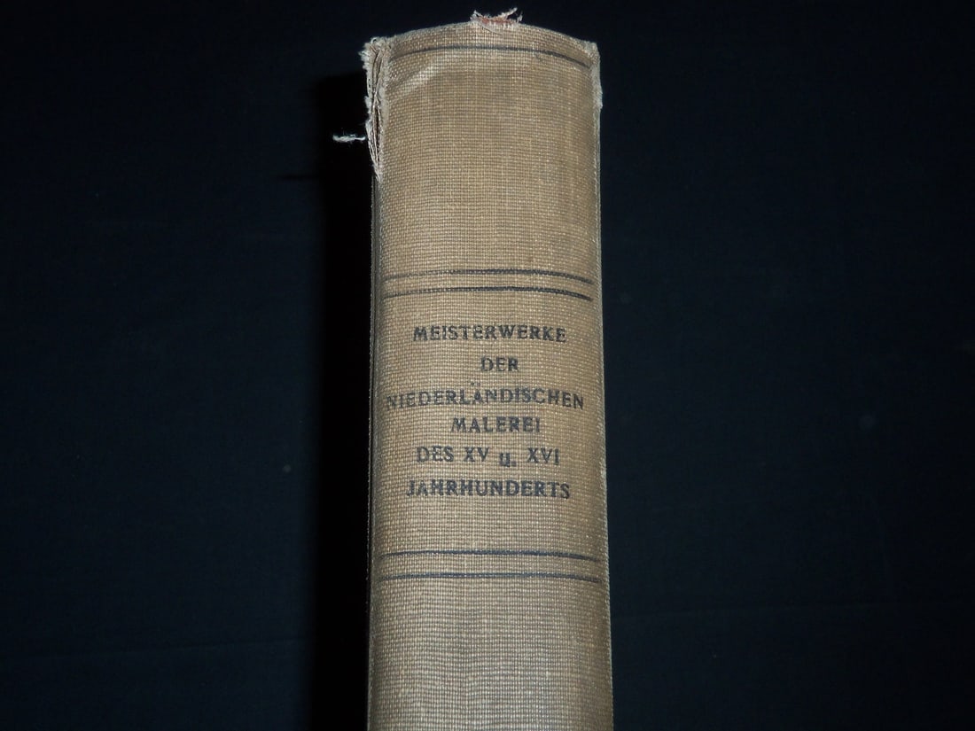 1903 MEISTERWERKE DER NIEDERLANDISCHEN MALEREI DES XV U. XVI VOLUME (1 of 10)