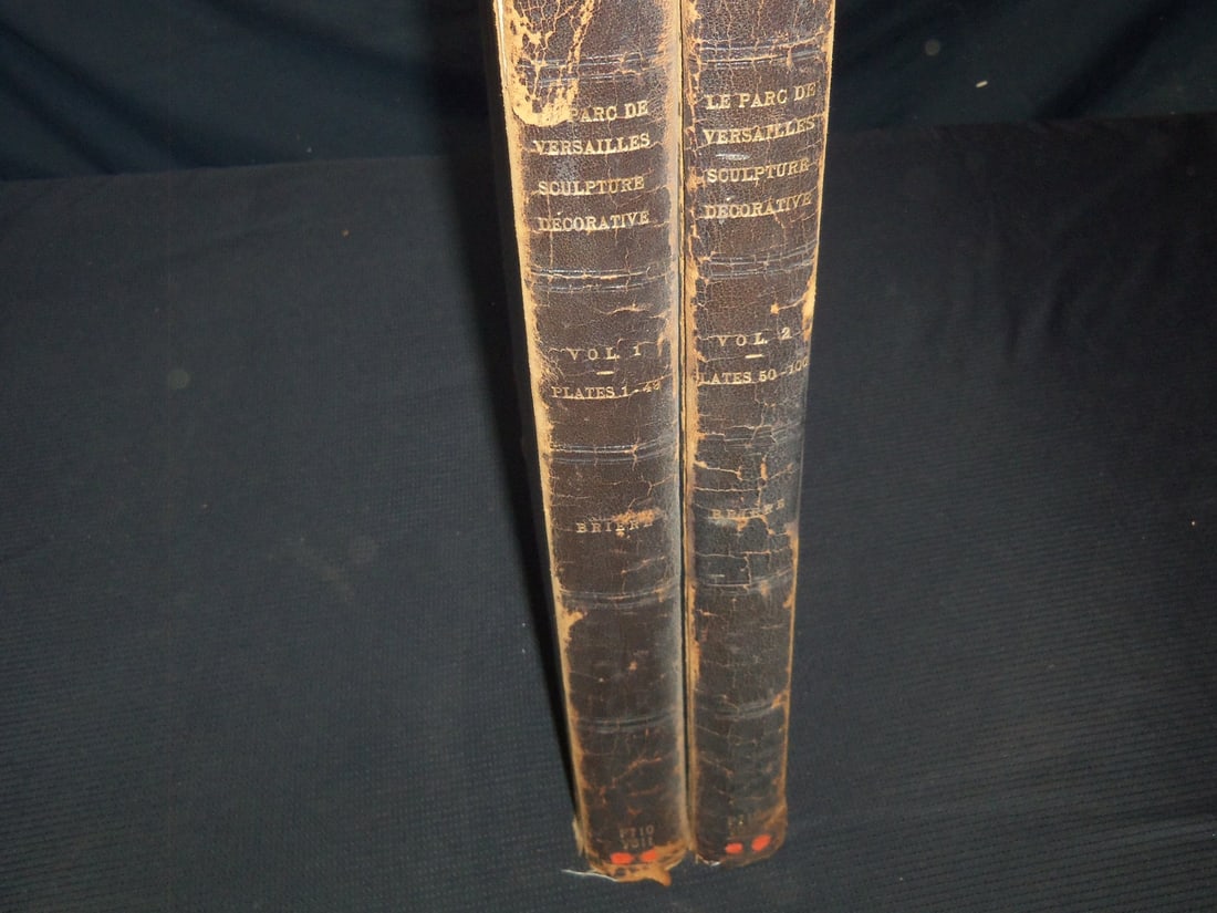 1911 LE PARC DE VERSAILLES 2 PLATE VOLUMES 1 & 2 BY GASTON BRIERE (1 of 9)