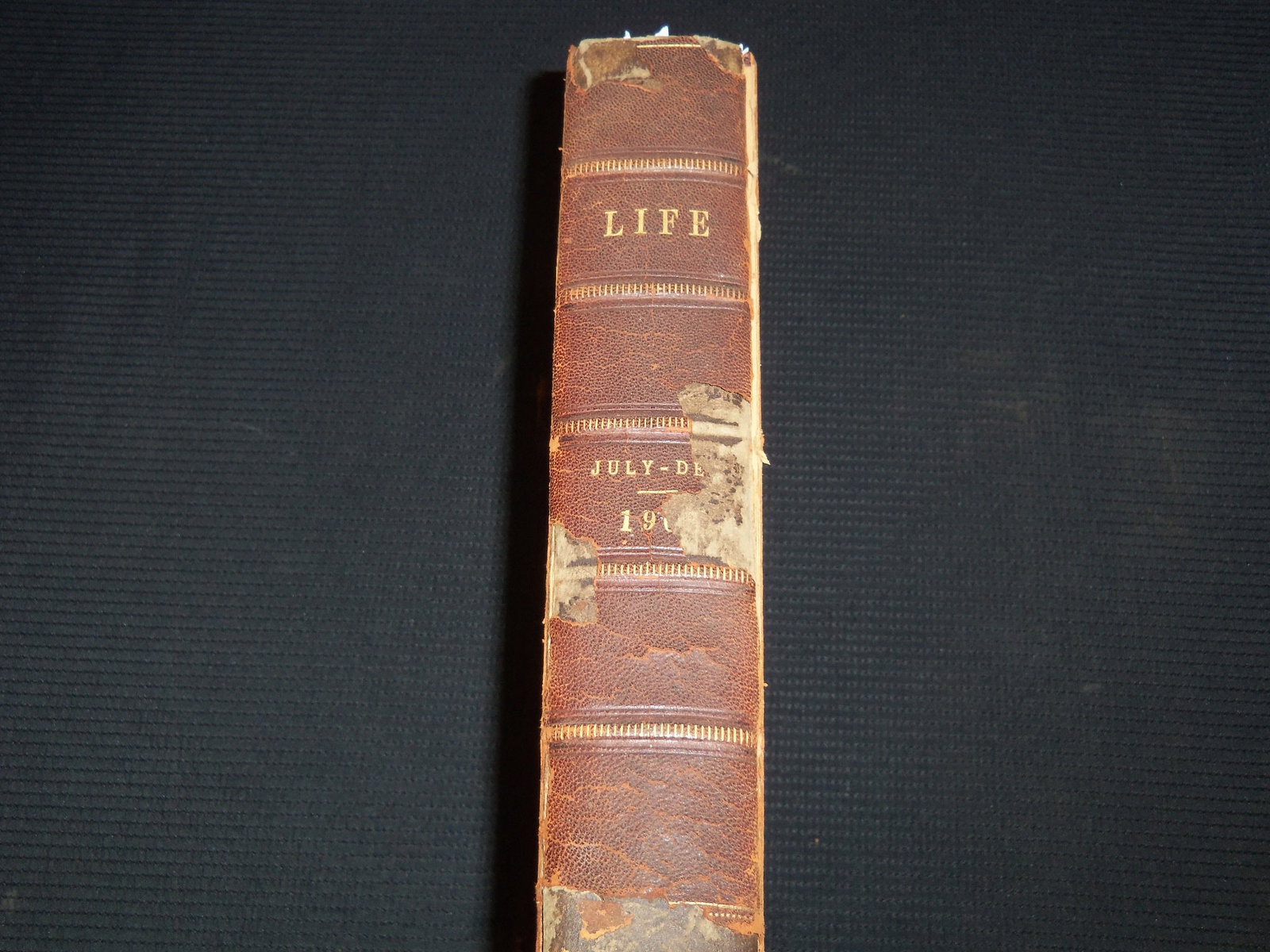1908 JUL-DEC LIFE MAGAZINE BOUND VOLUME - NICE COVERS & ILLUSTRATIONS (1 of 11)