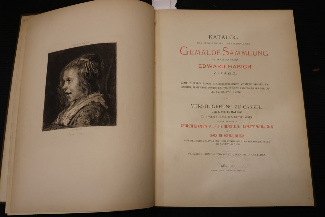 1892 JATAKIG GENAKDE-SAMMLUNG-HABICH BOOK - EDWARD HABICH - GERMAN (1 of 12)