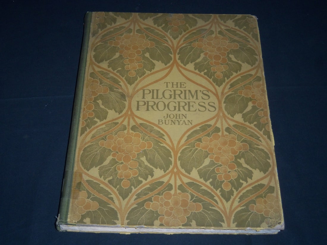 1898 THE PILGRIM'S PROGRESS BOOK BY JOHN BUNYAN - NICE ILLUSTRATIONS (1 of 9)