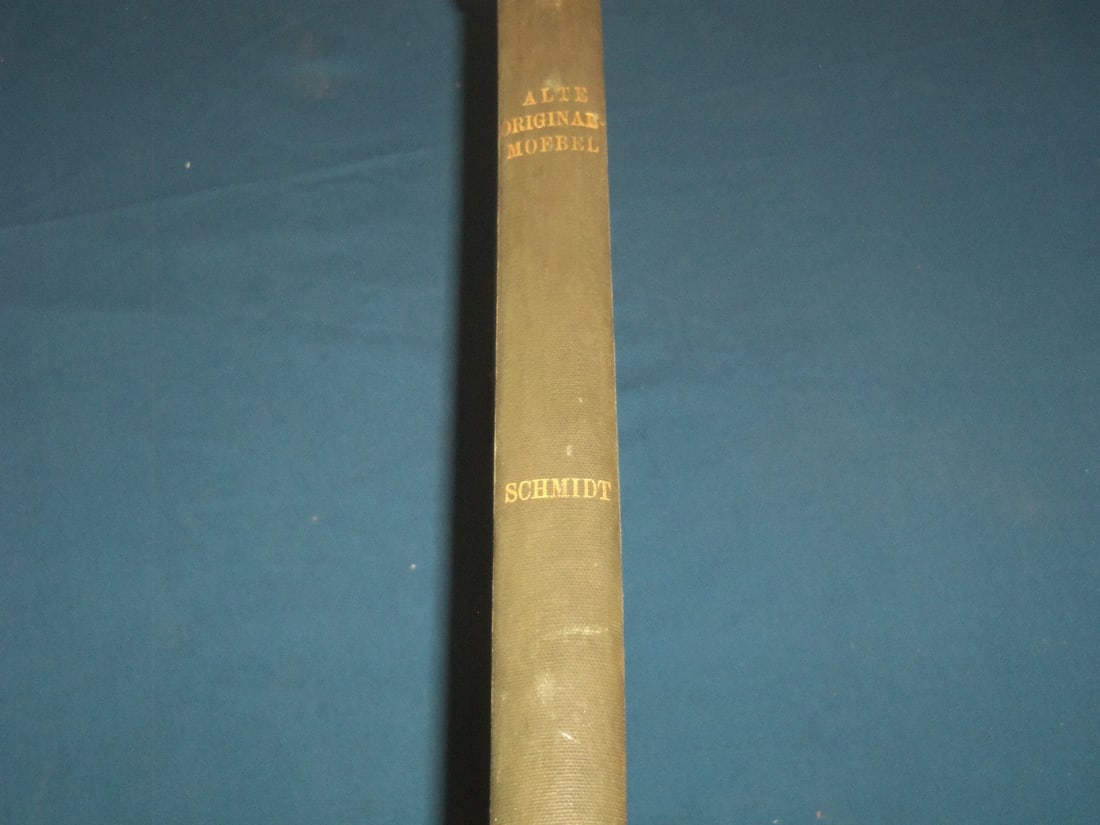 1896 ALTE ORIGINAL - MOEBEL VOLUME BY OTTO SCHMIDT - FURNITURE - PLATES (1 of 8)