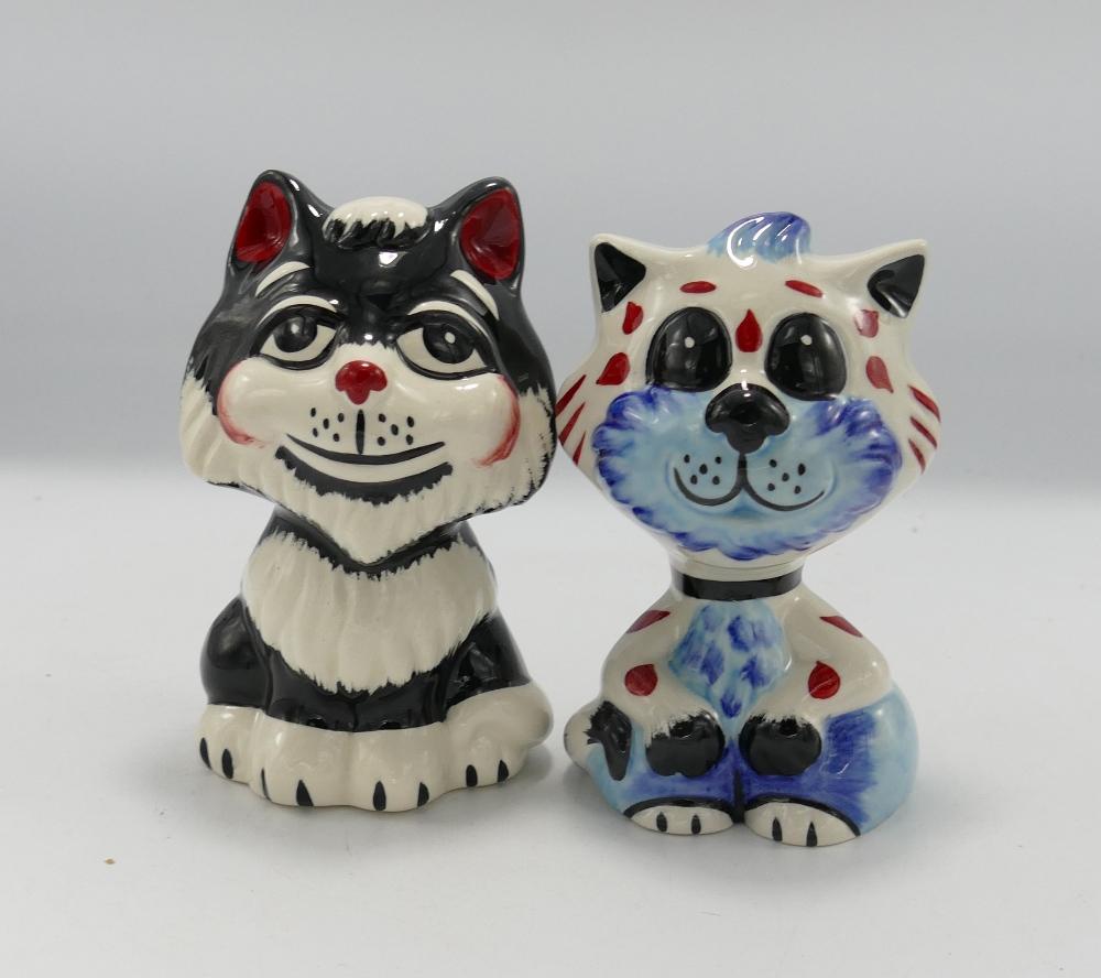 Lorna Bailey Pair of Cats: Tex & Tad(2): Lorna Bailey Pair of Cats: Tex & Tad(2)