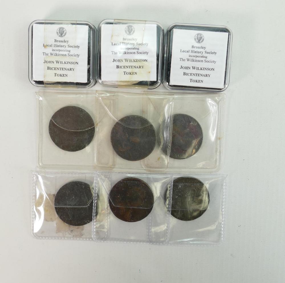 6 x 18th century John Wilkinson Ironmaster tokens: 4 x (1 of 1)