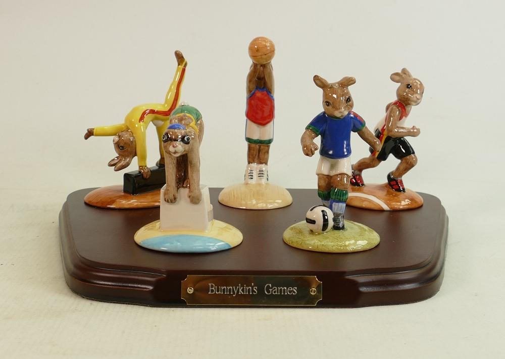 Royal Doulton Bunnykins set of Olympic games figures: (1 of 1)