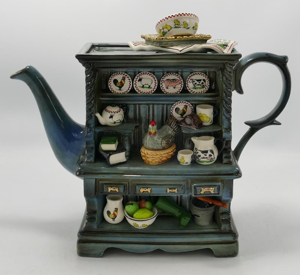 Cardew large farmhouse dresser teapot: limited edition: Cardew large farmhouse dresser teapot: limited edition 1687/5000