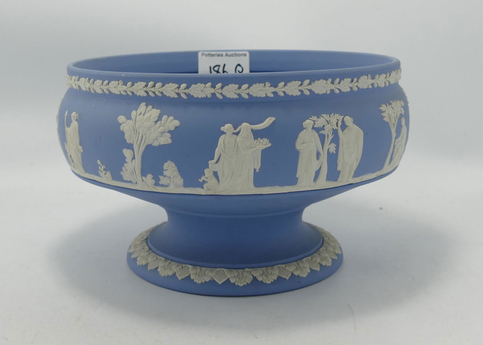 Wedgwood Jasperware Footed Bowl: diameter 20cm (1 of 1)