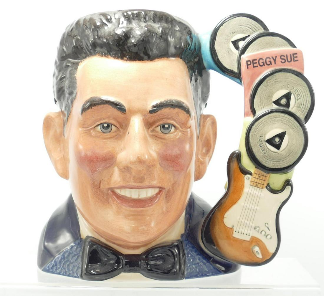 Royal Doulton large Character Jug Buddy Holly D7100: (1 of 1)