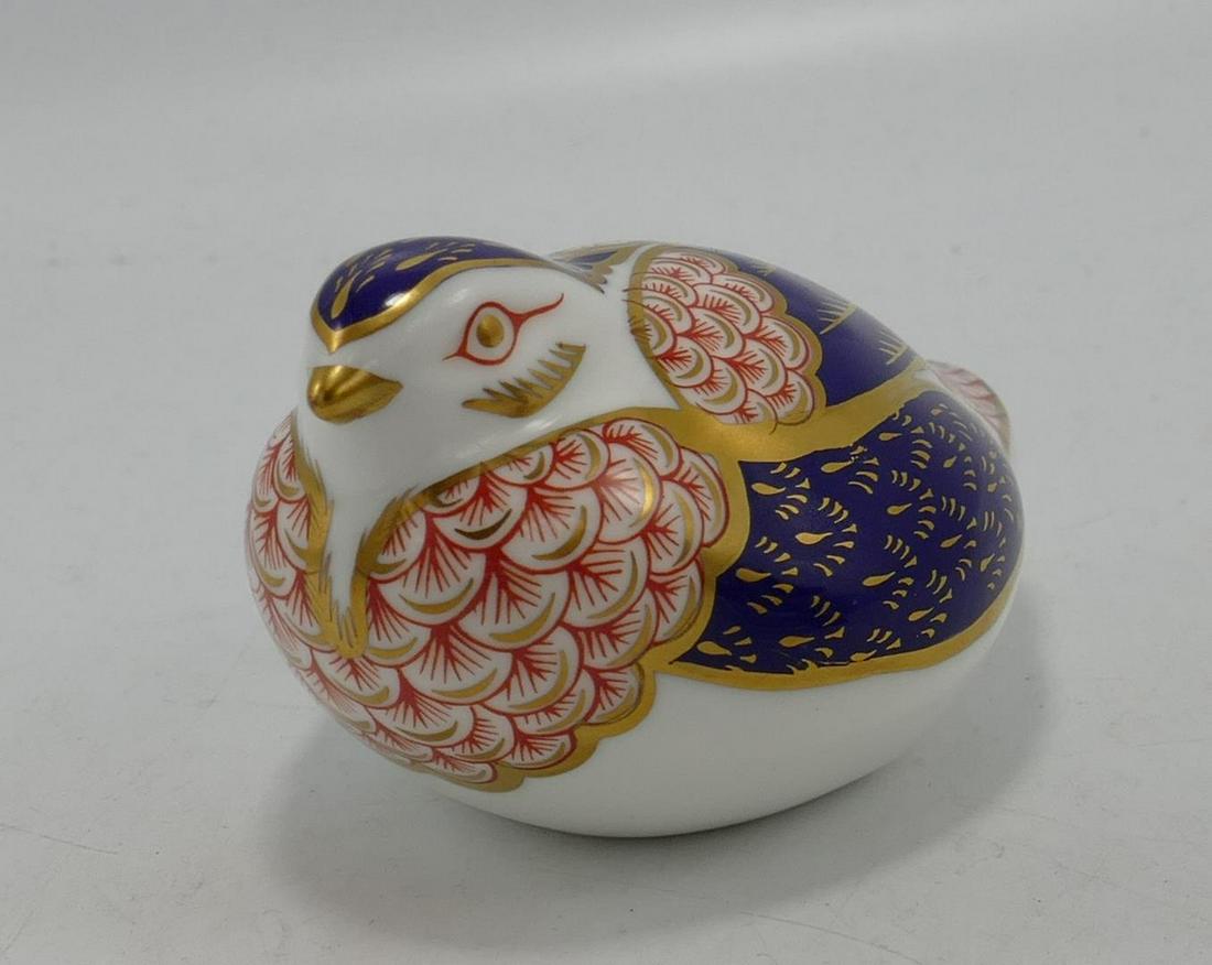 Royal Crown Derby Figure of Quail: white ceramic (1 of 1)