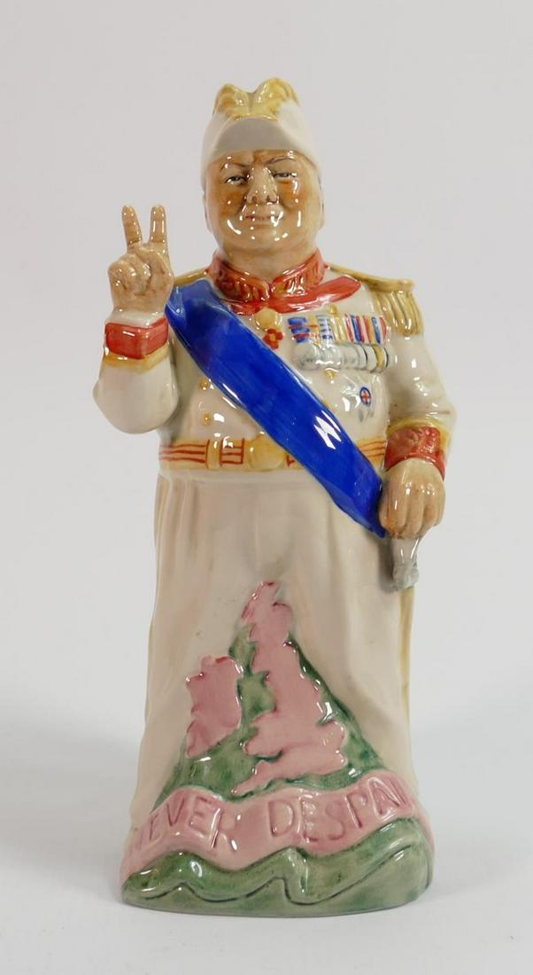 Kevin Francis limited edition Toby jug Naval Churchill: (1 of 2)