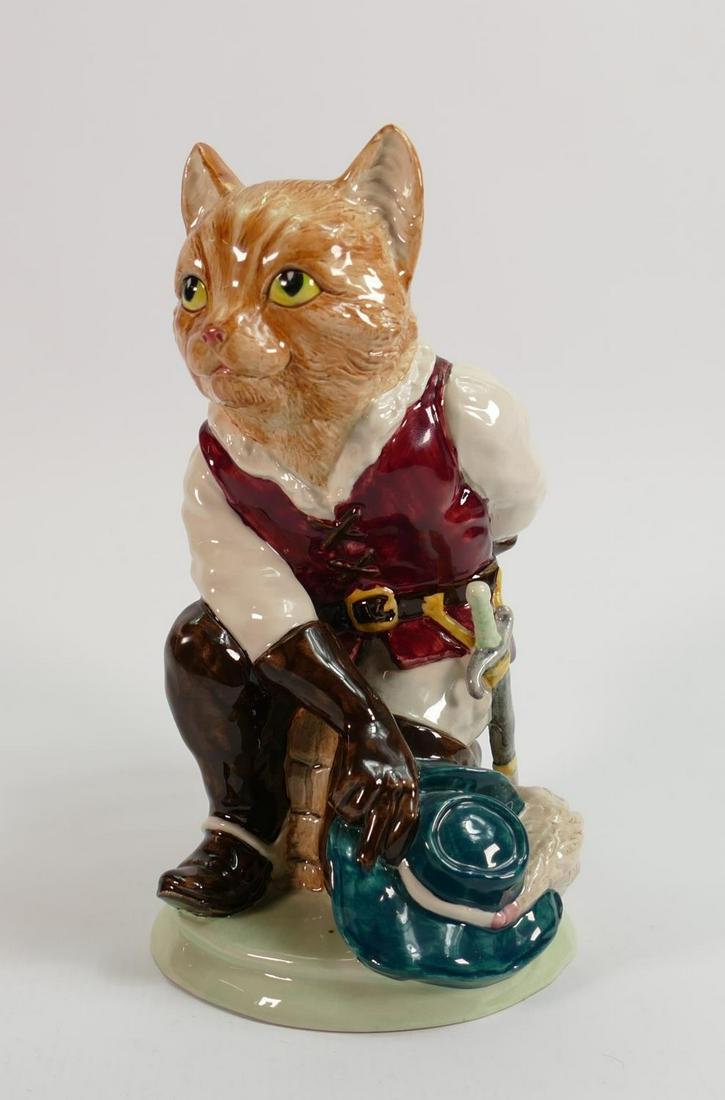 Kevin Francis limited edition Toby jug Puss in Boots: (1 of 2)